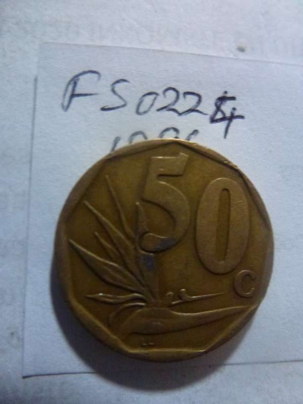 1996 Republic of South Africa 50 cent
