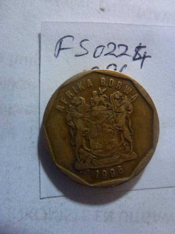1996 Republic of South Africa 50 cent
