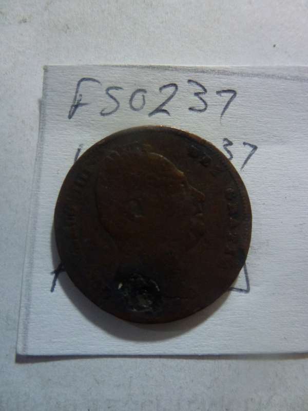 1831 - 1837 Great Britain farthing