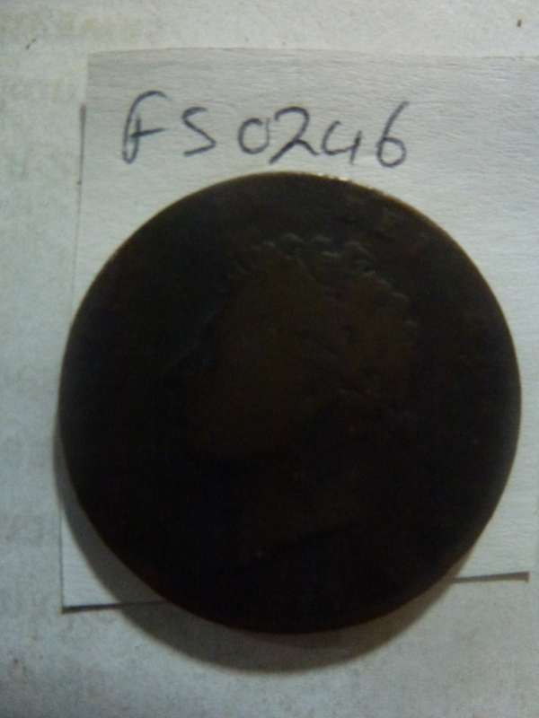 1827 Great Britain 1/2 penny