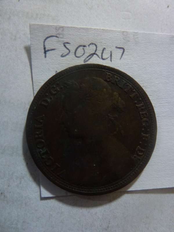 1880 Great Britain 1/2 penny