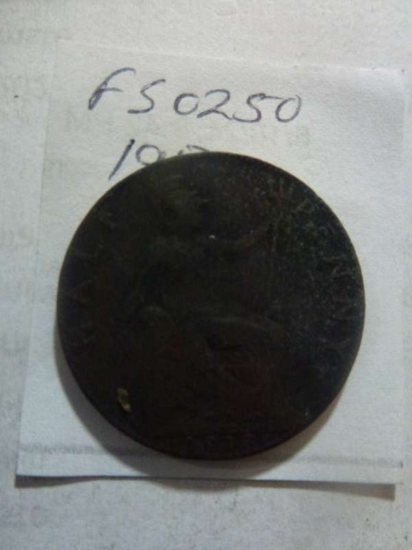 1913 Great Britain 1/2 penny