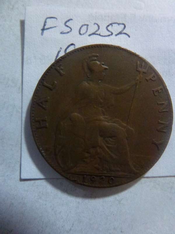 1920 Great Britain 1/2 penny
