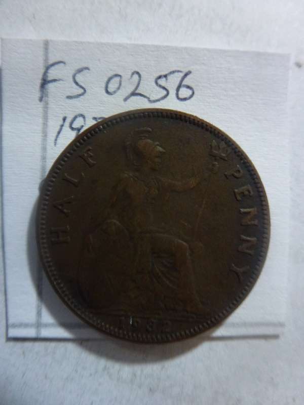 1932 Great Britain 1/2 penny