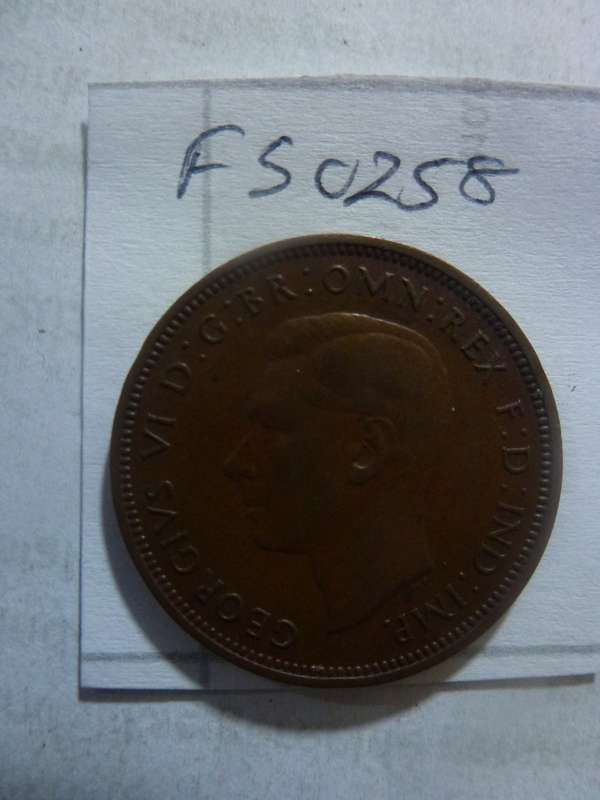 1939 Great Britain 1/2 penny