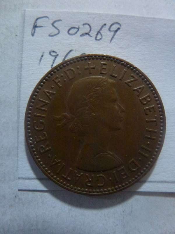 1960 Great Britain 1/2 penny