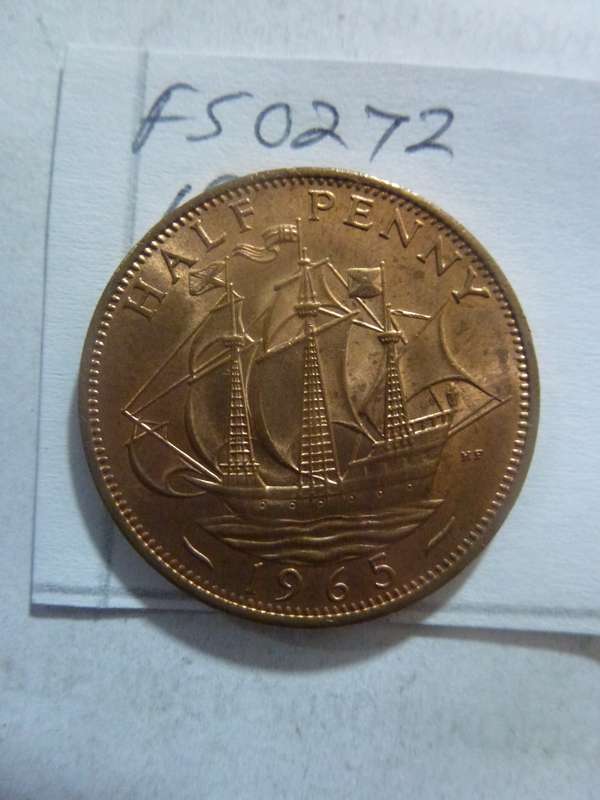 1965 Great Britain 1/2 penny