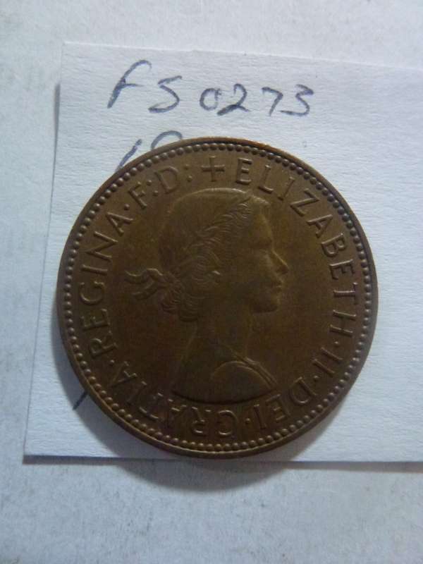 1966 Great Britain 1/2 penny