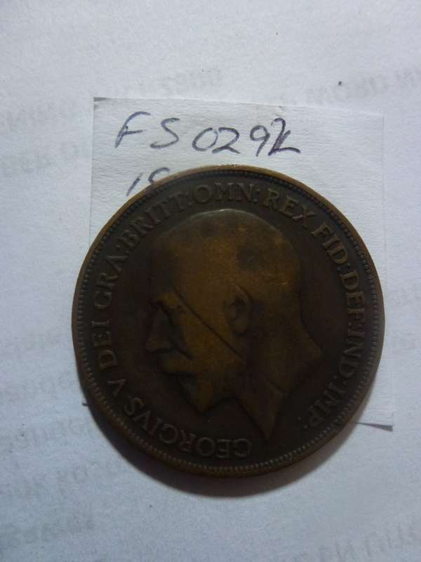 1915 Great Britain 1 penny