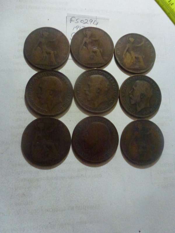 1917 Great Britain 1 penny