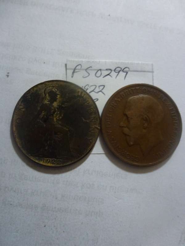 1922 Great Britain 1 penny