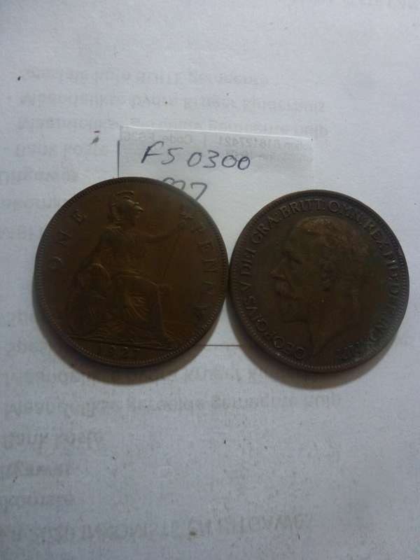 1927 Great Britain 1 penny