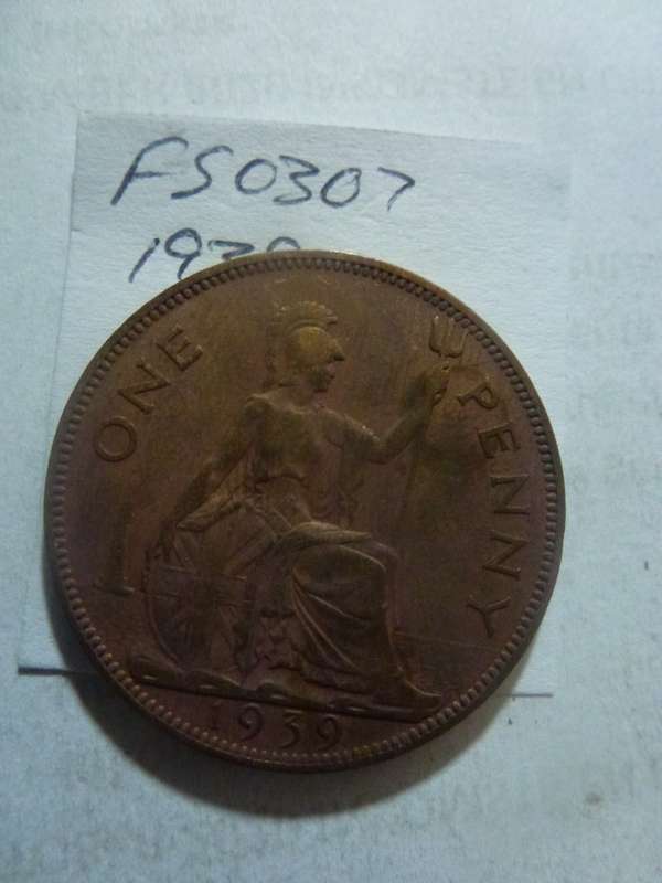 1939 Great Britain 1 penny