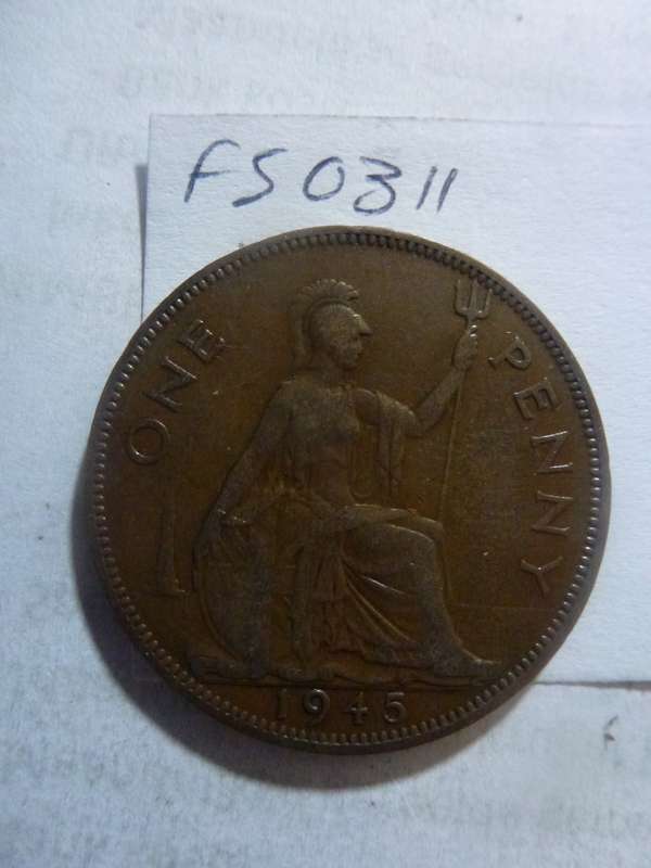 1945 Great Britain 1 penny