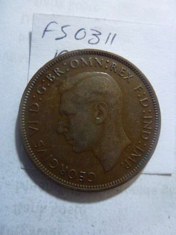 1945 Great Britain 1 penny