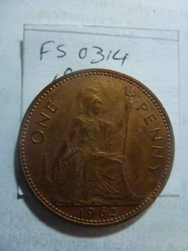 1962 Great Britain 1 penny