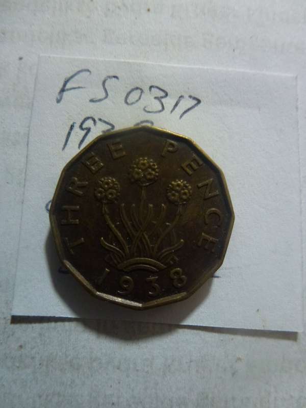 1938 Great Britain 3 pence