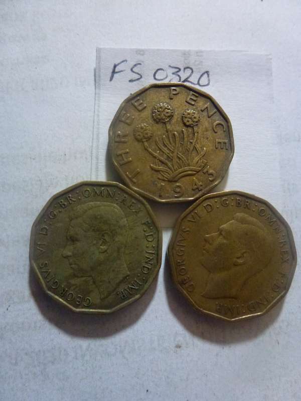 1943 Great Britain 3 pence