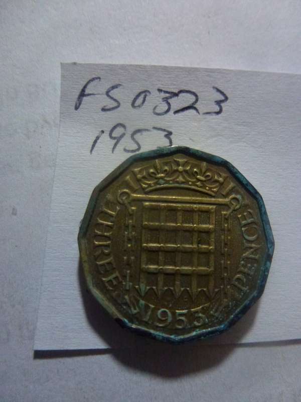 1953 Great Britain 3 pence