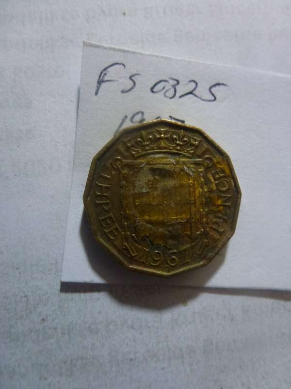 1967 Great Britain 3 pence