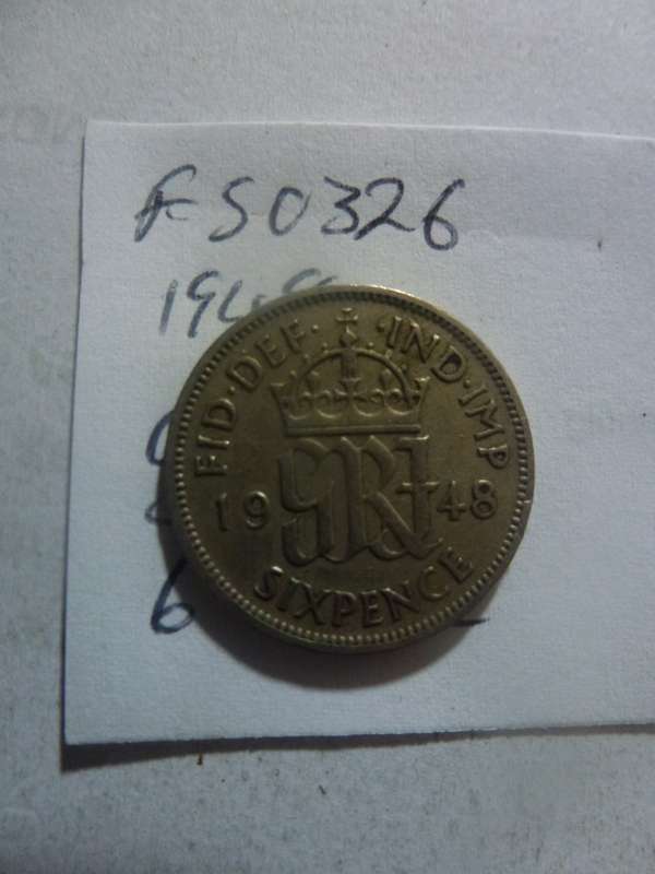 1948 Great Britain 6 pence
