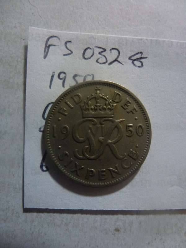 1950 Great Britain 6 pence