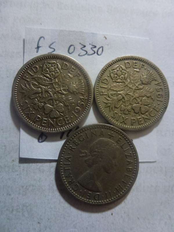 1954 Great Britain 6 pence
