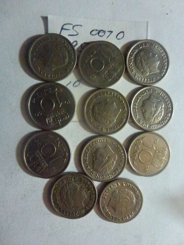 1950 Netherlands 10 cent
