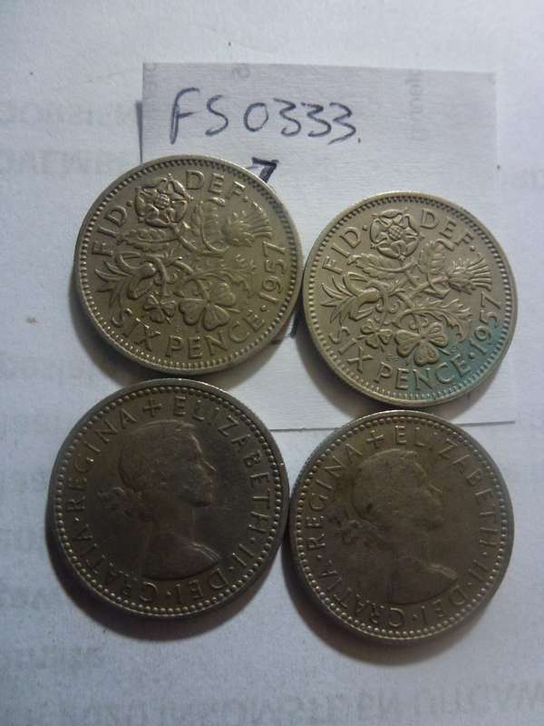 1957 Great Britain 6 pence