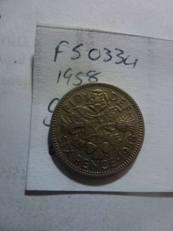 1958 Great Britain 6 pence