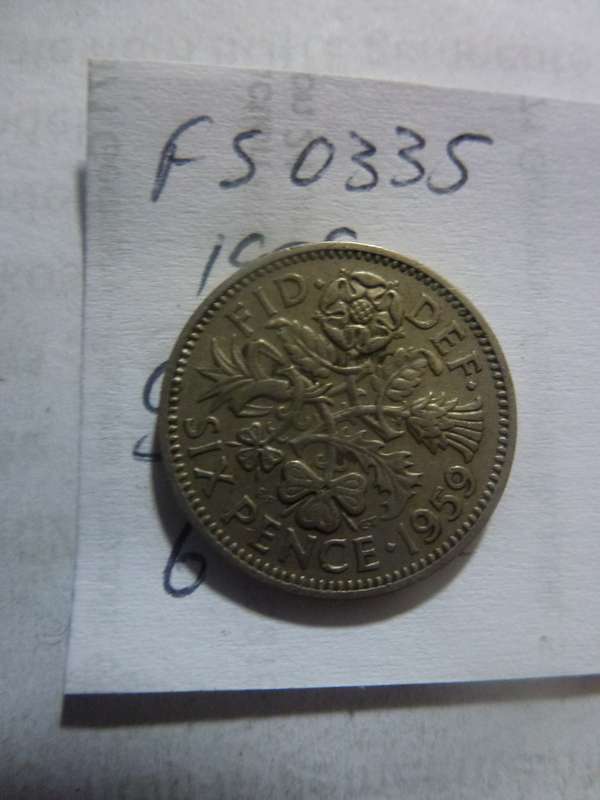 1959 Great Britain 6 pence