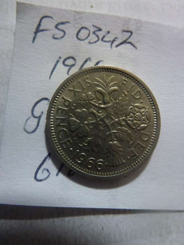 1966 Great Britain 6 pence