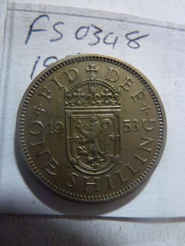 1953 Great Britain 1 shilling