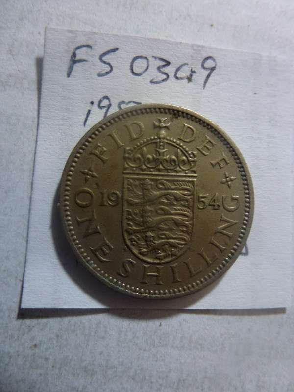 1954 Great Britain 1 shilling