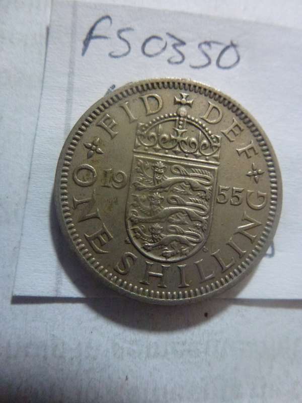 1955 Great Britain 1 shilling