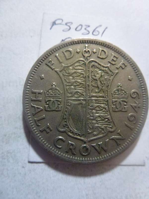 1949 Great Britain 1/2 crown