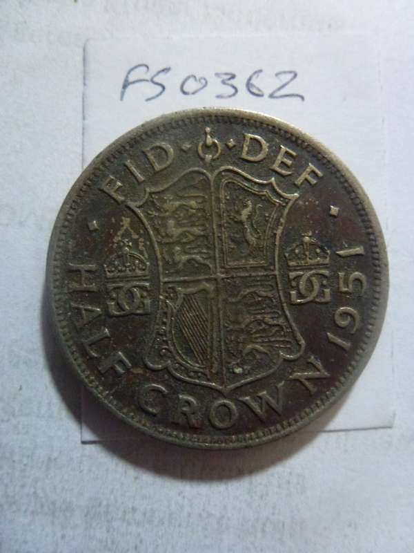 1951 Great Britain 1/2 crown