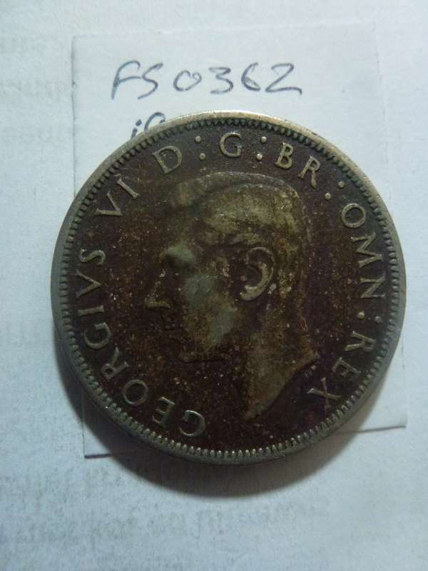 1951 Great Britain 1/2 crown