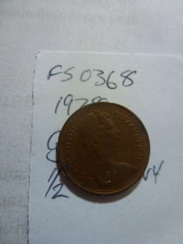 1978 Great Britain 1/2 new penny