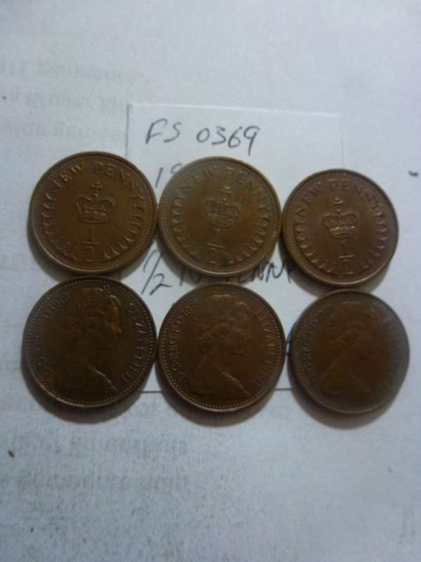 1979 Great Britain 1/2 new penny
