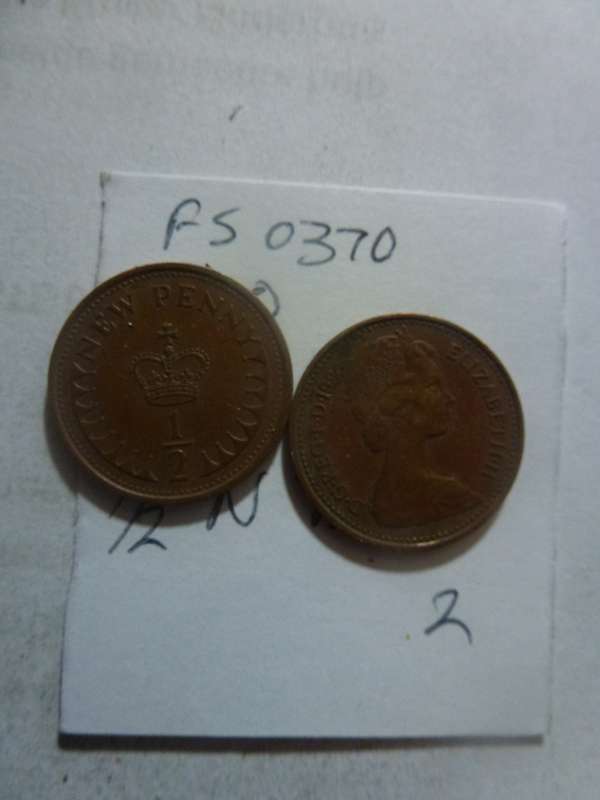 1980 Great Britain 1/2 new penny