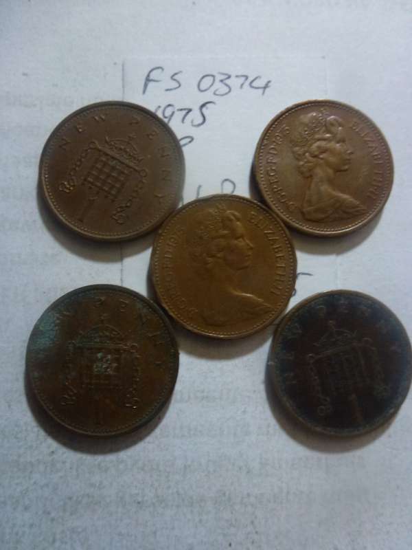1975 Great Britain 1 new penny