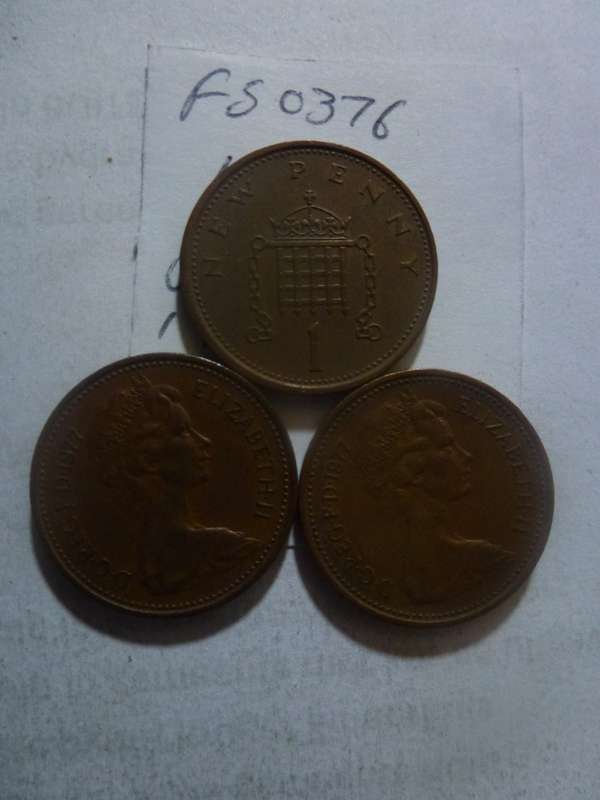 1977 Great Britain 1 new penny