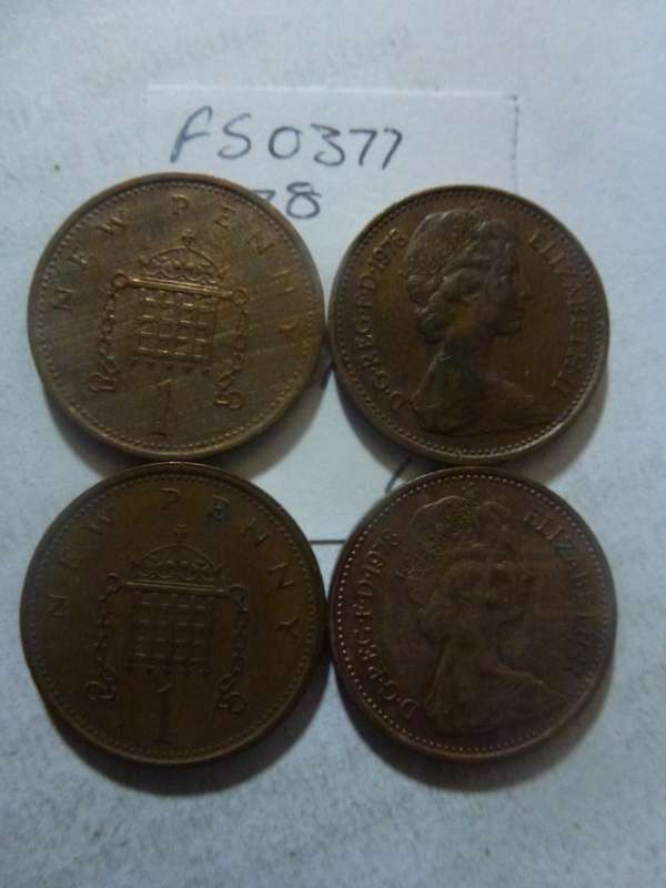1978 Great Britain 1 new penny