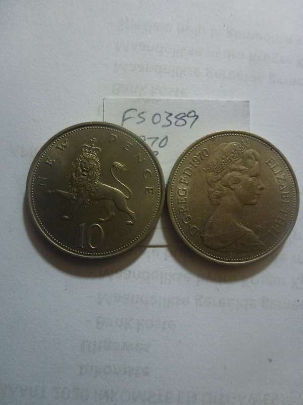 1970 Great Britain 10 new pence