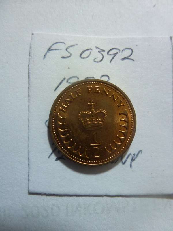1982 Great Britain 1/2 penny