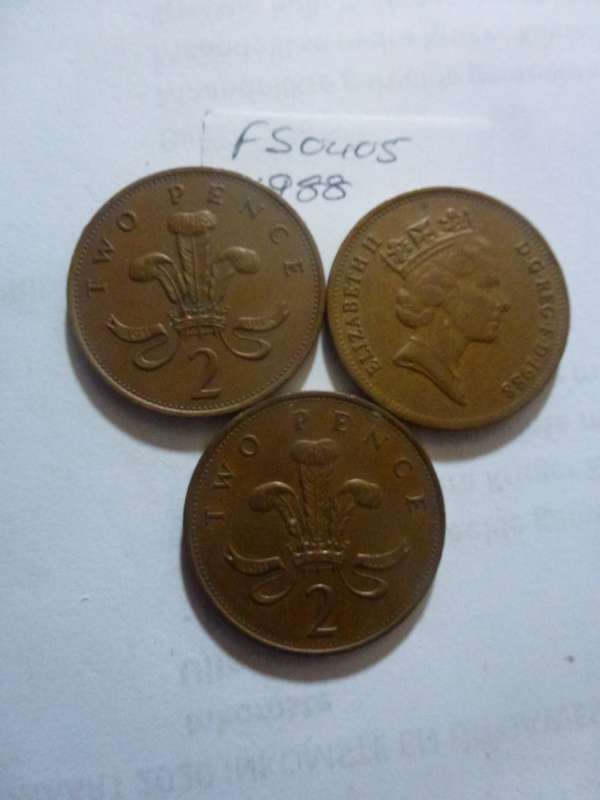 1988 Great Britain 2 pence
