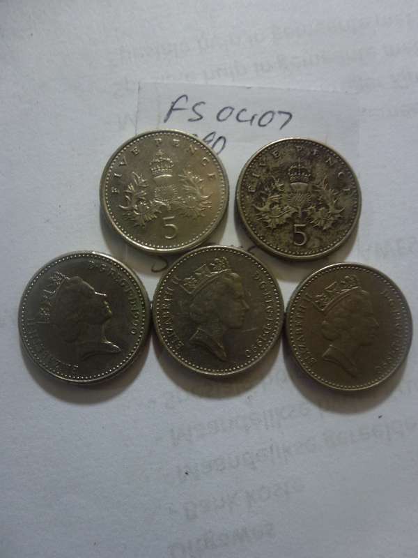 1990 Great Britain 5 pence