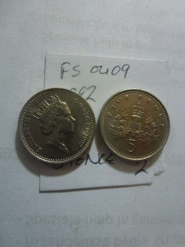 1992 Great Britain 5 pence