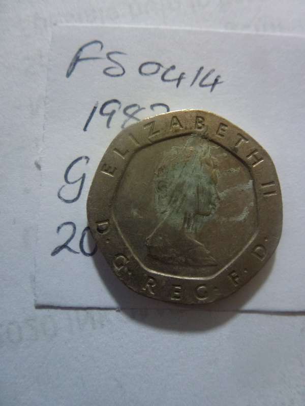 1982 Great Britain 20 pence